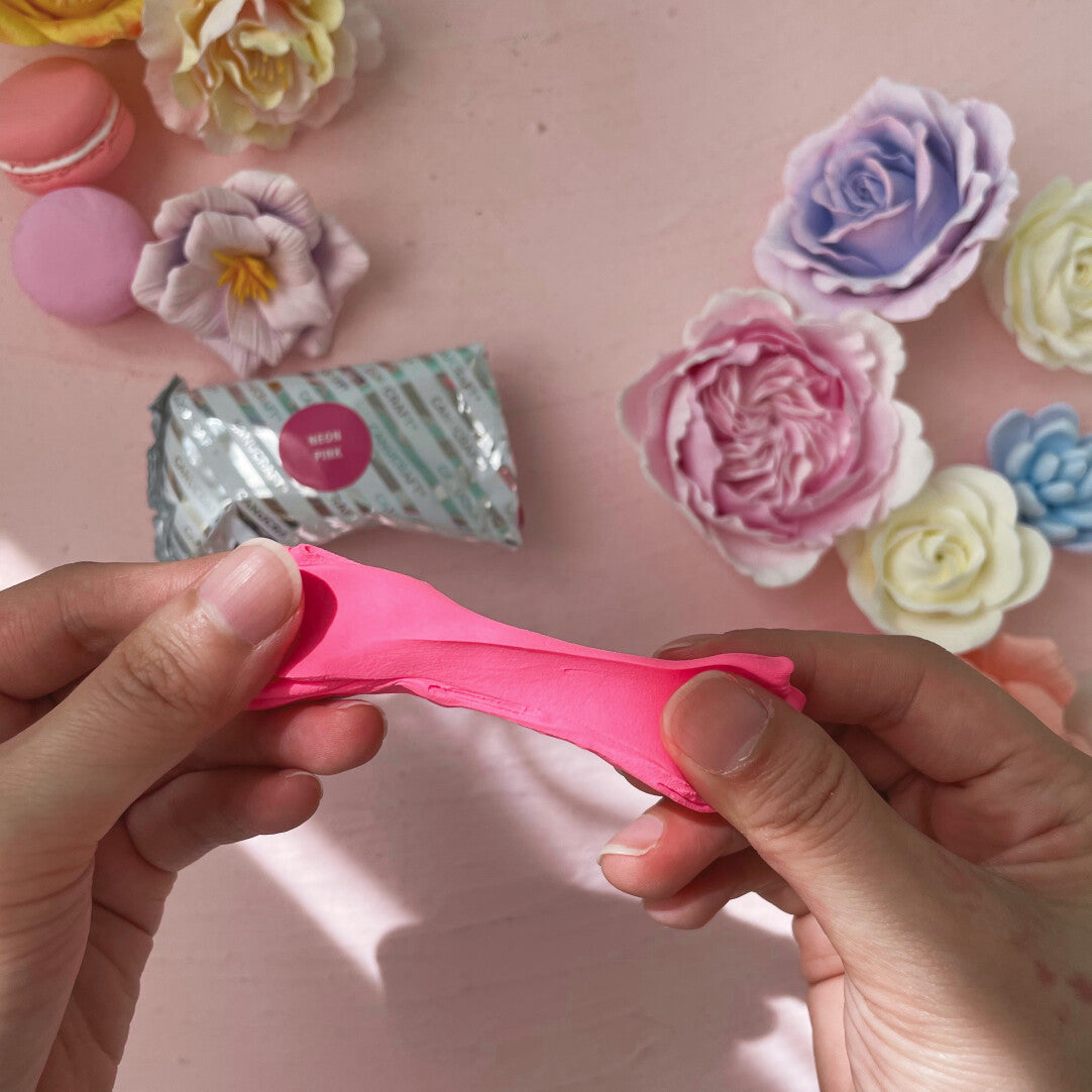 Soft Air Dry Clay – Premium Handmade Craft Clay for DIY & Flower Art-Colored clay 20g