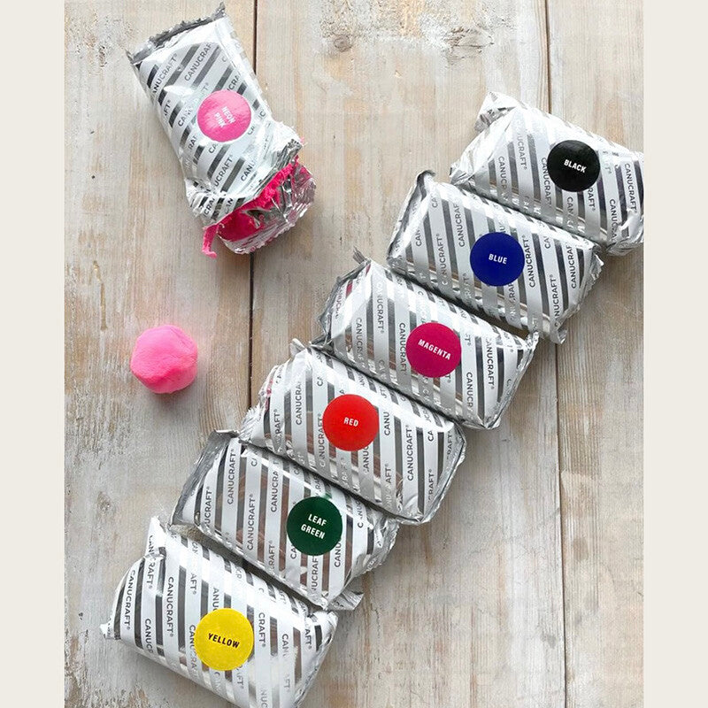 Soft Air Dry Clay – Premium Handmade Craft Clay for DIY & Flower Art-Colored clay 20g