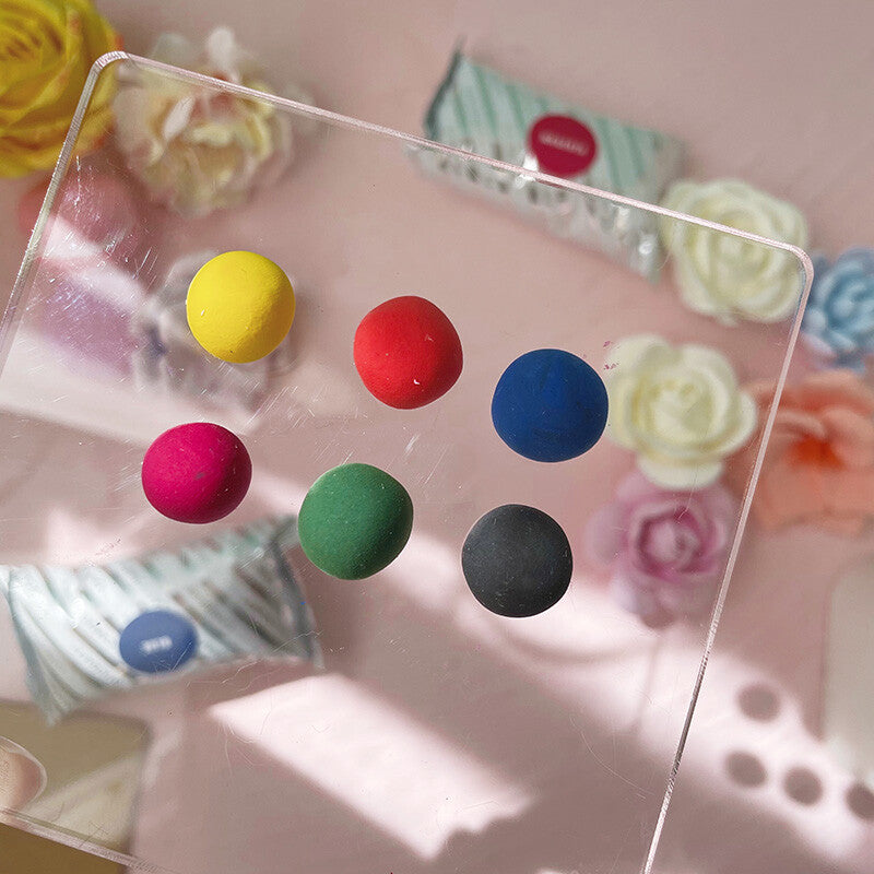 Soft Air Dry Clay – Premium Handmade Craft Clay for DIY & Flower Art-Colored clay 20g