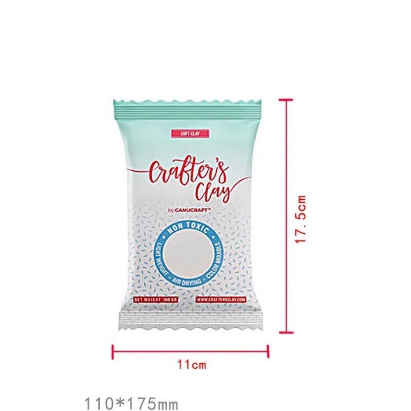 White Air Dry Clay Set – 5 Bags of Soft, Smooth Modeling Clay for Handmade Crafts & DIY Projects