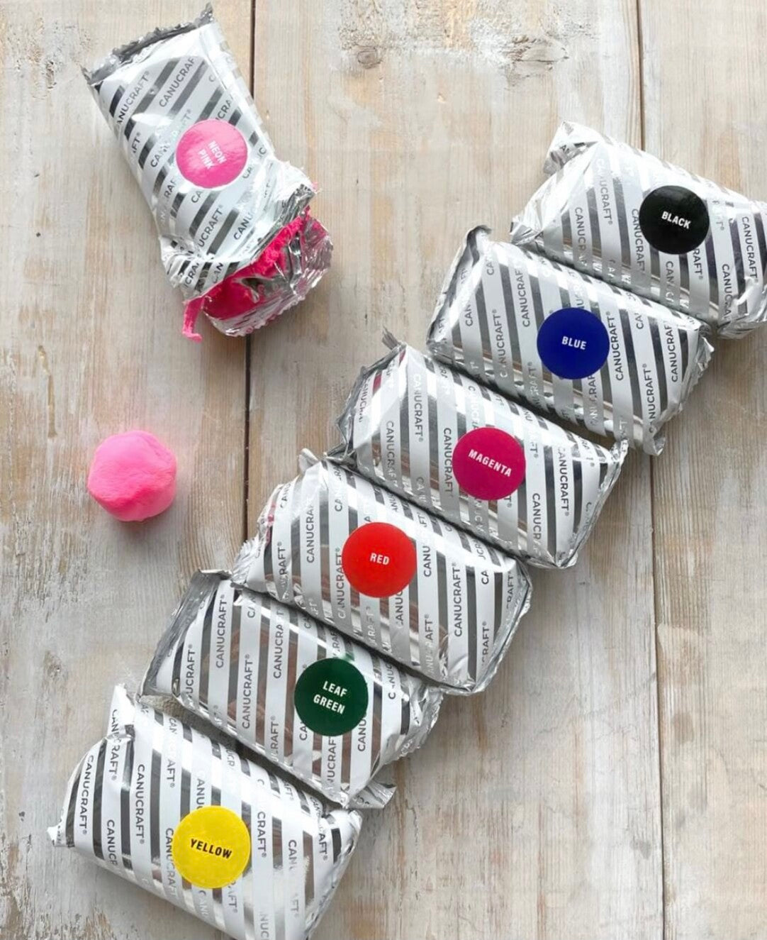 Handmade Russian Soft Clay Set – 5 Colors (20g Each) for DIY & Flower Crafts