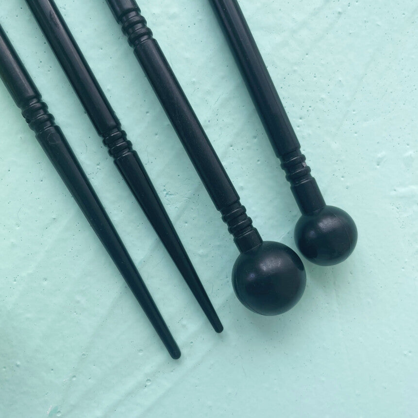 Clay Modeling Texture Stick – Plastic Sculpting Tool for Air Dry & Soft Clay Projects