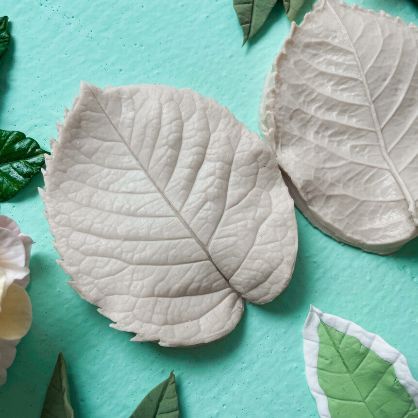 Silicone Leaf Mold Set – 2-Piece Texture Clay Mold for DIY Handmade Crafts