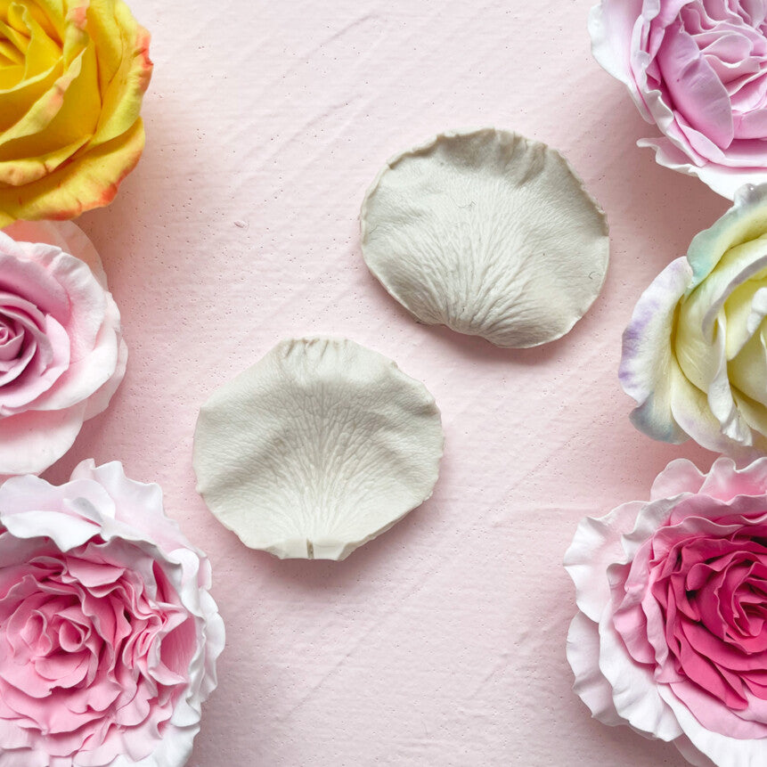 Rose Silicone Mold – Realistic Petal Mold for Clay, Resin & Handmade Flower Crafts