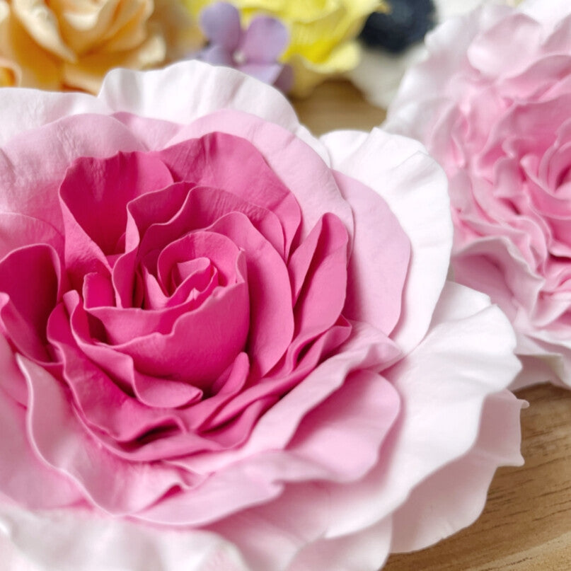 Rose Silicone Mold – Realistic Petal Mold for Clay, Resin & Handmade Flower Crafts