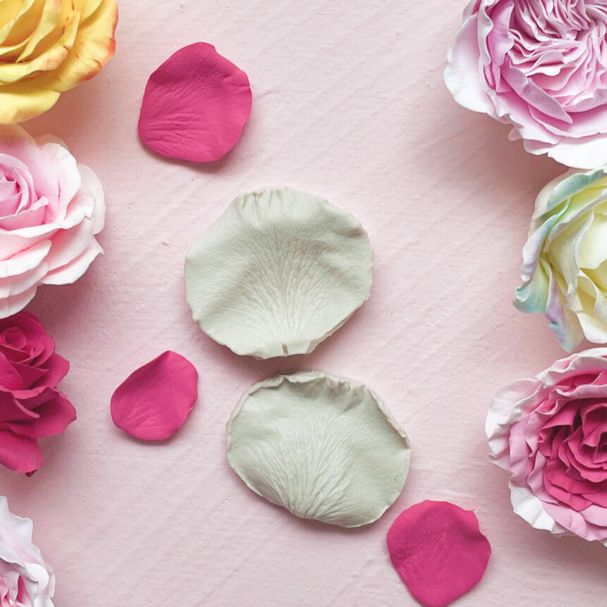 Various Petal & Leaf Silicone Molds Set – Realistic Flower Molds for Clay, Resin & DIY Craft Projects